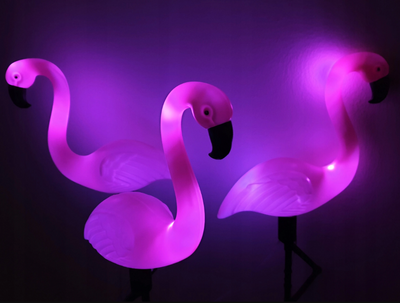 Sodo Žibintų Komplektas Flamingo